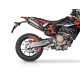 PAIRE DE SILENCIEUX TITANE HOMOLOGUE TRICONE DUCATI HYPERMOTARD 698