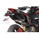 PAIRE DE SILENCIEUX TITANE NOIR HOMOLOGUE TRICONE DUCATI HYPERMOTARD 698